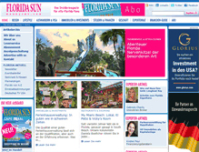 Tablet Screenshot of floridasunmagazine.com